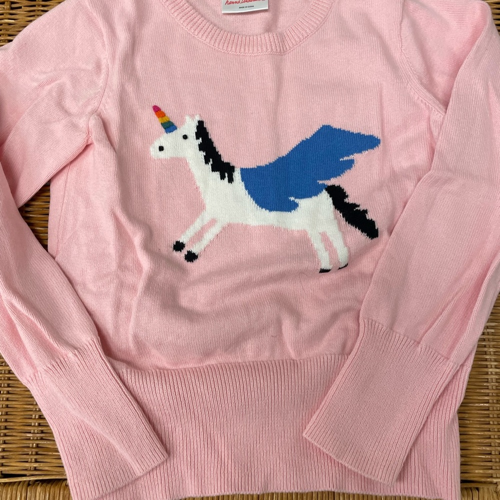 HA unicorn cotton sweater